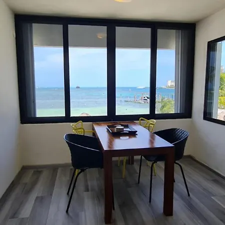 Oceanfront Condo At Unique Location Cancún Exterior foto