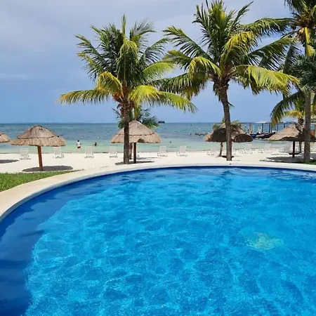 Oceanfront Condo At Unique Location Cancún Exterior foto